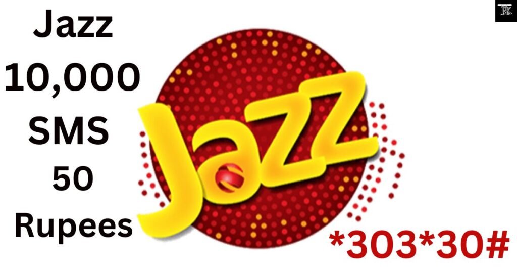 Jazz 10,000 SMS Package Monthly Code 50 Rupees